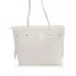 White Polyethylene Women Shoulder Bag