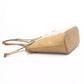 Beige Polyethylene Women Shoulder Bag