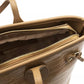 Beige Polyethylene Women Shoulder Bag