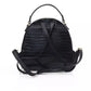 Black Polyethylene Women Backpack