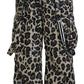 Multicolor Leopard Print Snow Pants