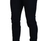 Sleek Skinny Denim Jeans in Blue