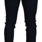 Sleek Skinny Denim Jeans in Blue