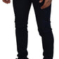 Sleek Skinny Denim Jeans in Blue