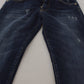 Sleek Skinny Dark Blue Denim Jeans