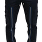Elegant Dark Blue Jogger Pants