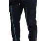 Elegant Dark Blue Jogger Pants