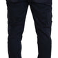 Elegant Dark Blue Jogger Pants