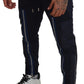 Elegant Dark Blue Jogger Pants