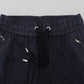 Elegant Dark Blue Jogger Pants