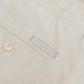 Elegant White Cotton Chino Dress Pants