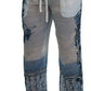 Elegant Multicolor Straight Pants