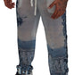 Elegant Multicolor Straight Pants