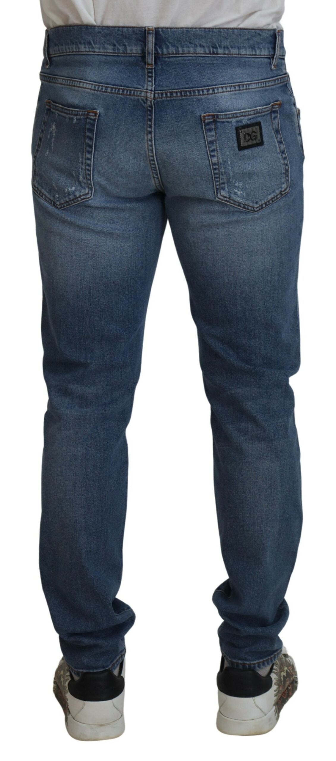Chic Skinny Jeans in Luxe Blue
