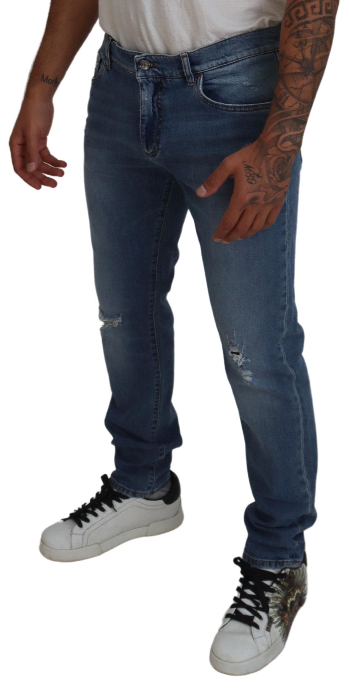 Chic Skinny Jeans in Luxe Blue