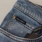 Chic Skinny Jeans in Luxe Blue