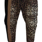 Multicolor Leopard Jogger Cargo Pants