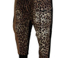 Multicolor Leopard Jogger Cargo Pants
