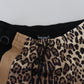 Multicolor Leopard Jogger Cargo Pants