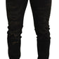 Elegant Skinny Brown Denim Jeans