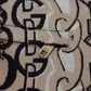 Elegant Beige Logo Jogger Pants
