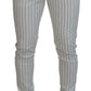 Elegant Striped Chino Pants for the Modern Man