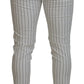 Elegant Striped Chino Pants for the Modern Man