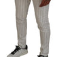 Elegant Striped Chino Pants for the Modern Man