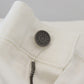Elegant White Cotton Elastane Jeans