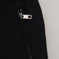 Sleek Black Cotton Jogger Pants