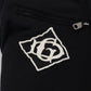Sleek Black Cotton Jogger Pants