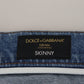 Exquisite Italian Skinny Denim Jeans