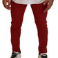 Elegant Skinny Red Denim Jeans