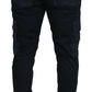 Elegant Dark Blue Jogger Pants