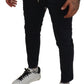 Elegant Dark Blue Jogger Pants