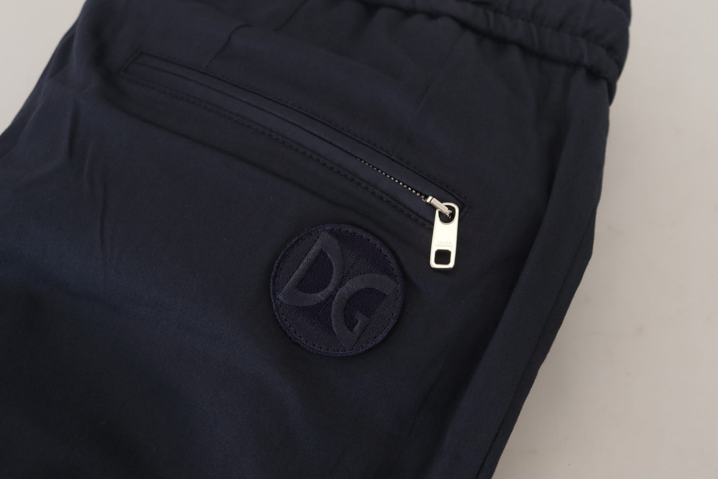 Elegant Dark Blue Jogger Pants