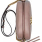 Beige Chevron Quilted Shoulder Bag