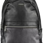 Black Polyethylene Men Backpack