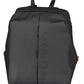Black Polyester Men Backpack