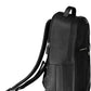 Black Polyethylene Men Backpack