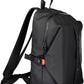 Black Polyester Men Backpack