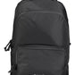 Black Polyester Men Backpack