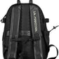 Black Polyester Men Backpack