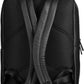 Black Polyester Men Backpack