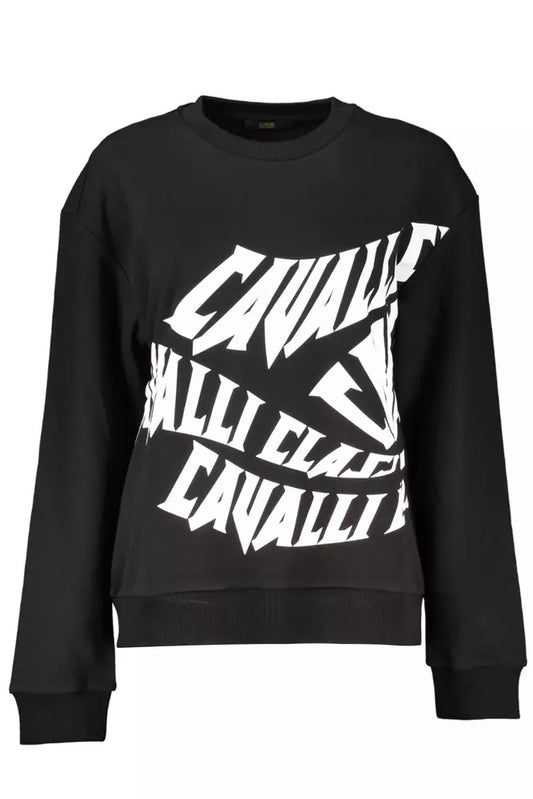 Black Cotton Women Sweater