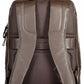 Brown Leather Men Backpack