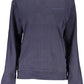 Blue Cotton Women Sweater