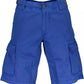 Blue Cotton Men Pants