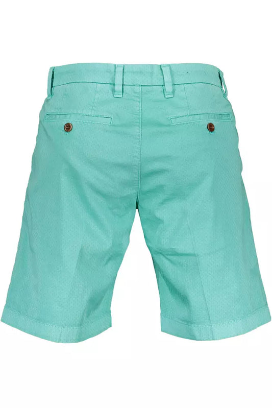 Green Cotton Men Pant