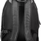Black Polyethylene Men Backpack